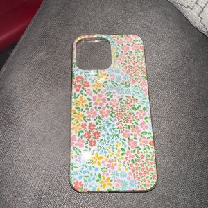 Floral Pattern Phone Case - Multicolor